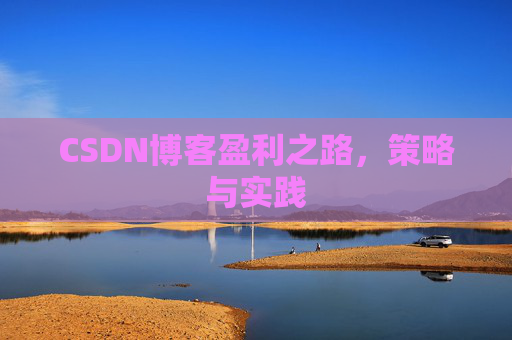 CSDN博客盈利之路,策略与实践